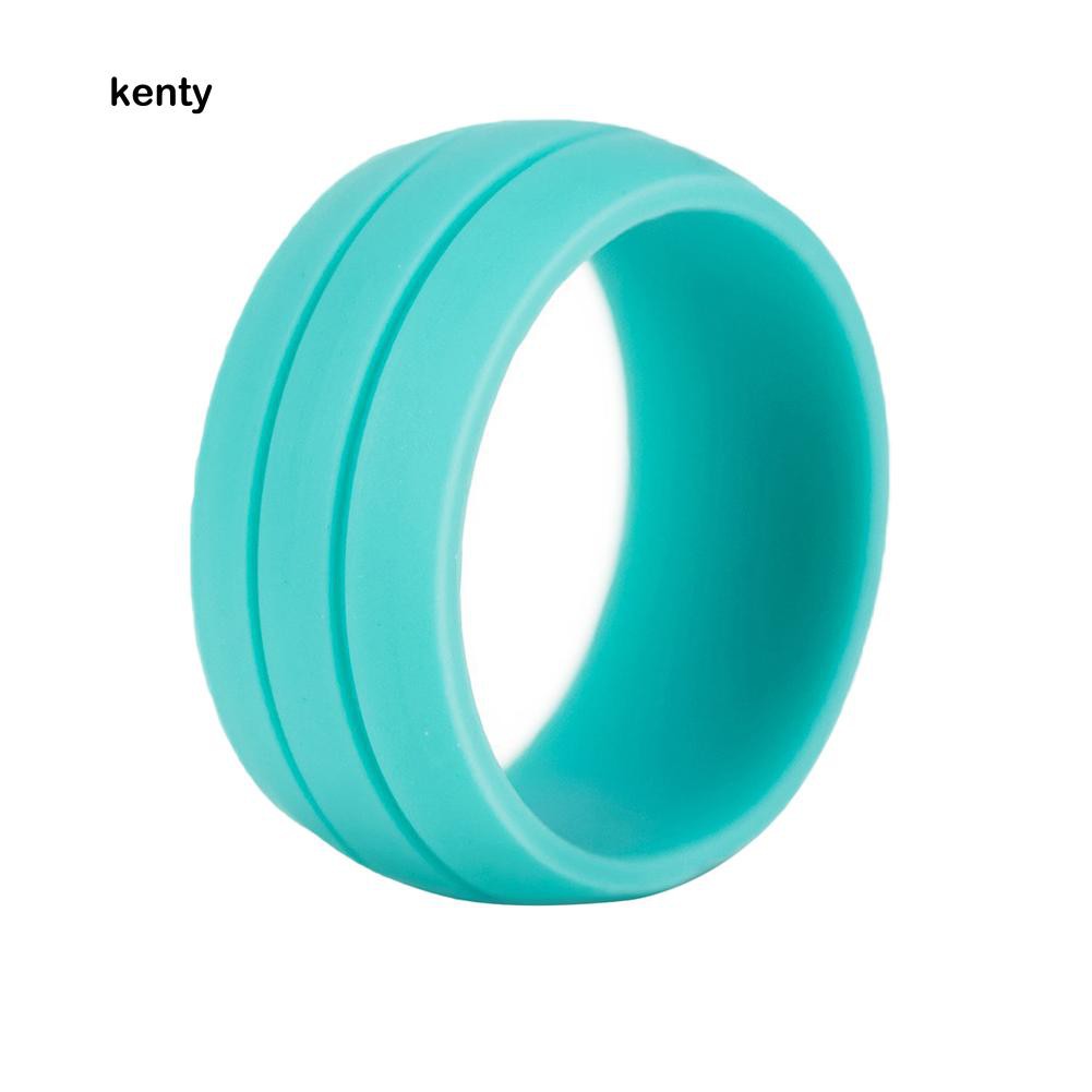 Kt★Nhẫn Silicone Dẻo Thời Trang Cho Nam Nữ