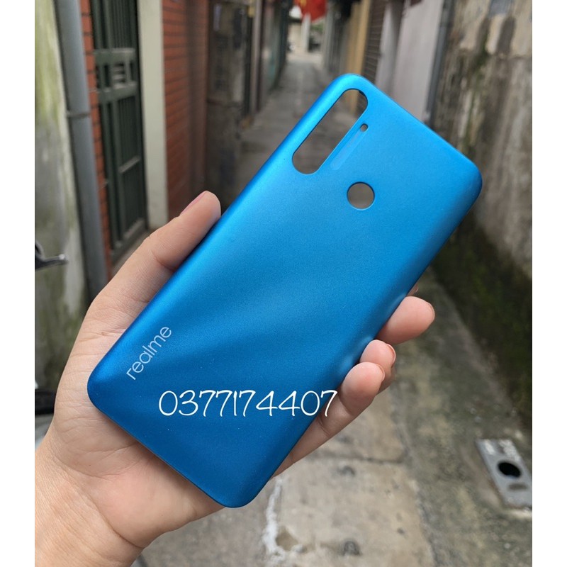 Vỏ thay nắp lưng cho Oppo Realme 5i kèm camera và nút bấm Zin máy siêu đẹp