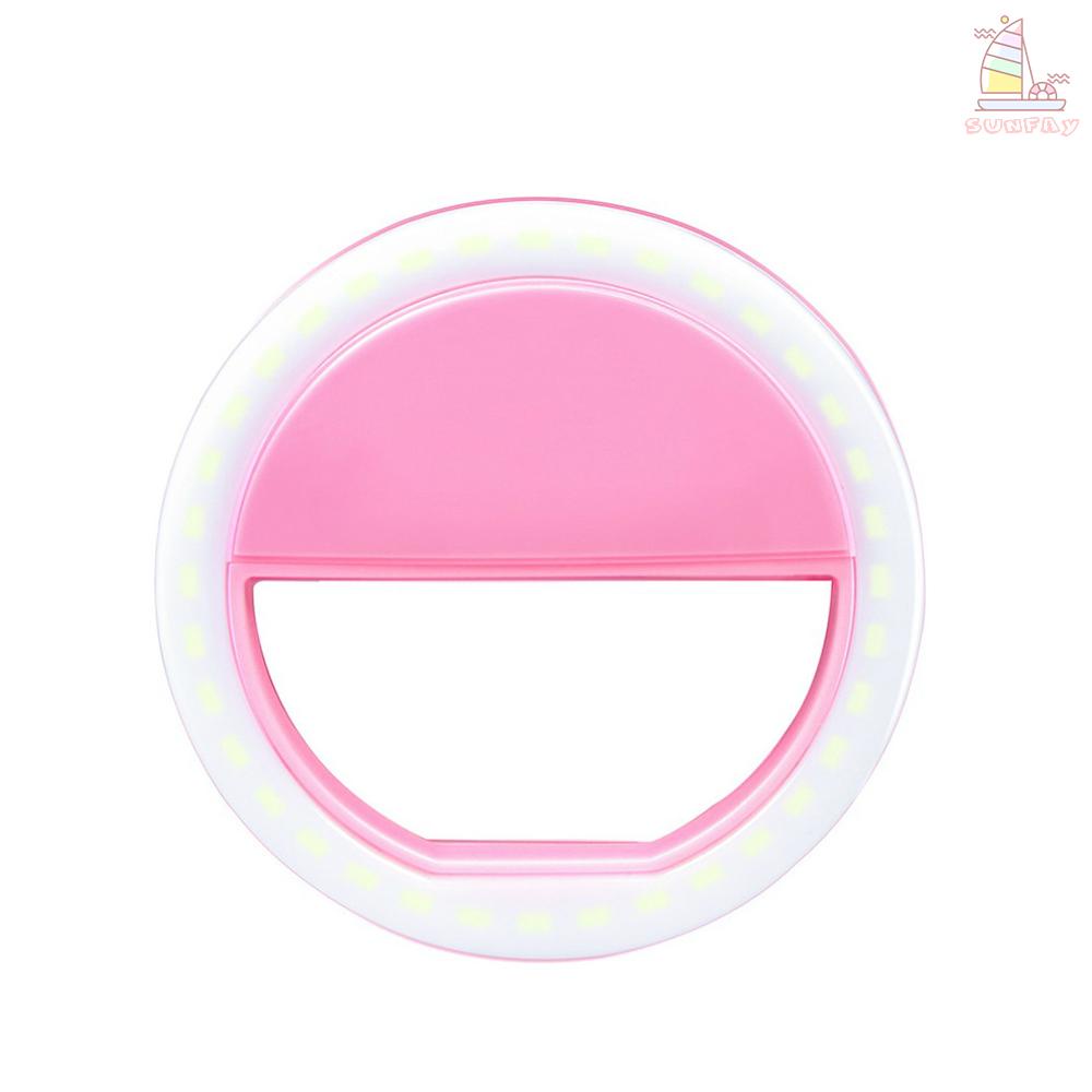 Đèn Led Tròn Kẹp Điện Thoại Hỗ Trợ Chụp Ảnh Selfie | BigBuy360 - bigbuy360.vn