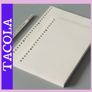Ruột sổ còng giấy refill TACOLA 20 26 30 lỗ A5 B5 A4 sổ planner bullet journal ST03