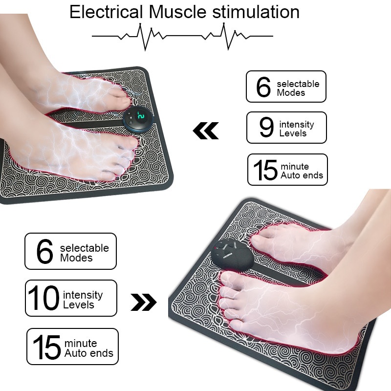 Thảm Massage Chân Thông Minh Kích Thích Cơ Bắp Thư Giãn Chăm Sóc Sức Khỏe EMS