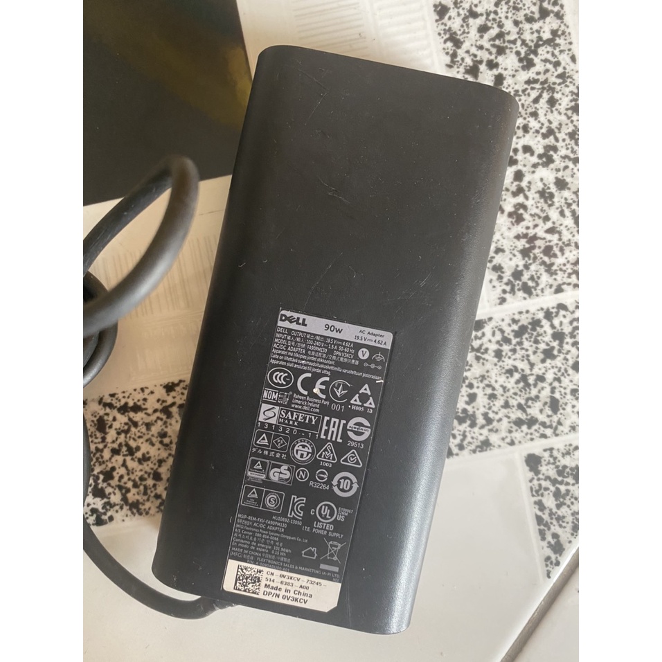 Sạc Laptop Dell chân kim lớn Zin 19.5v 65w,90w,130w,180w tháo máy sách tay từ Nhật Mĩ