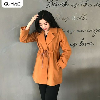 Áo dạ dây rút eo Gumac