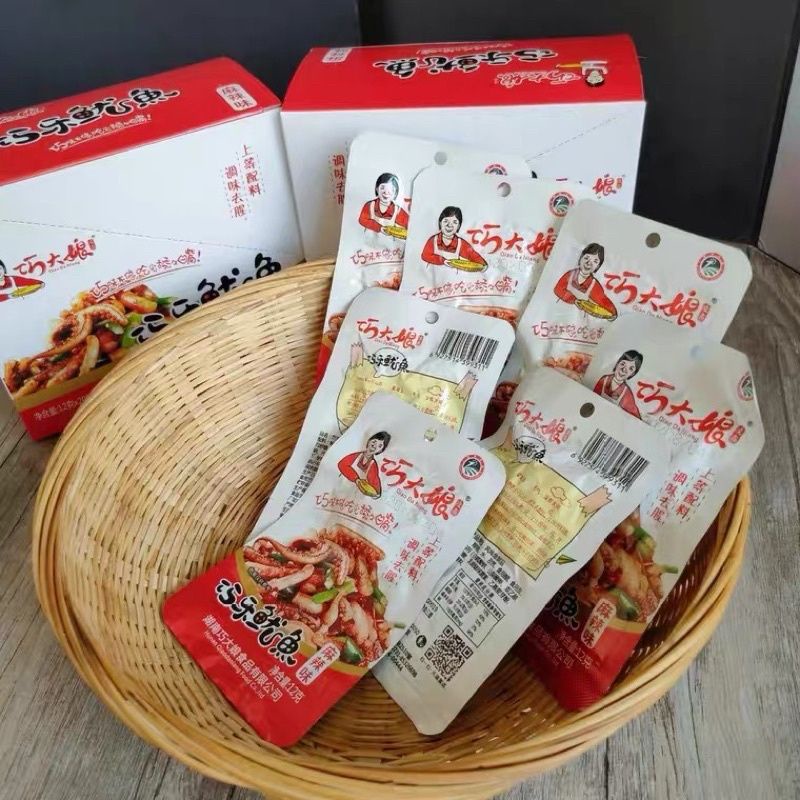 Mực cay tứ xuyên hiệu Xảo đại nương siêu siêu cay | BigBuy360 - bigbuy360.vn