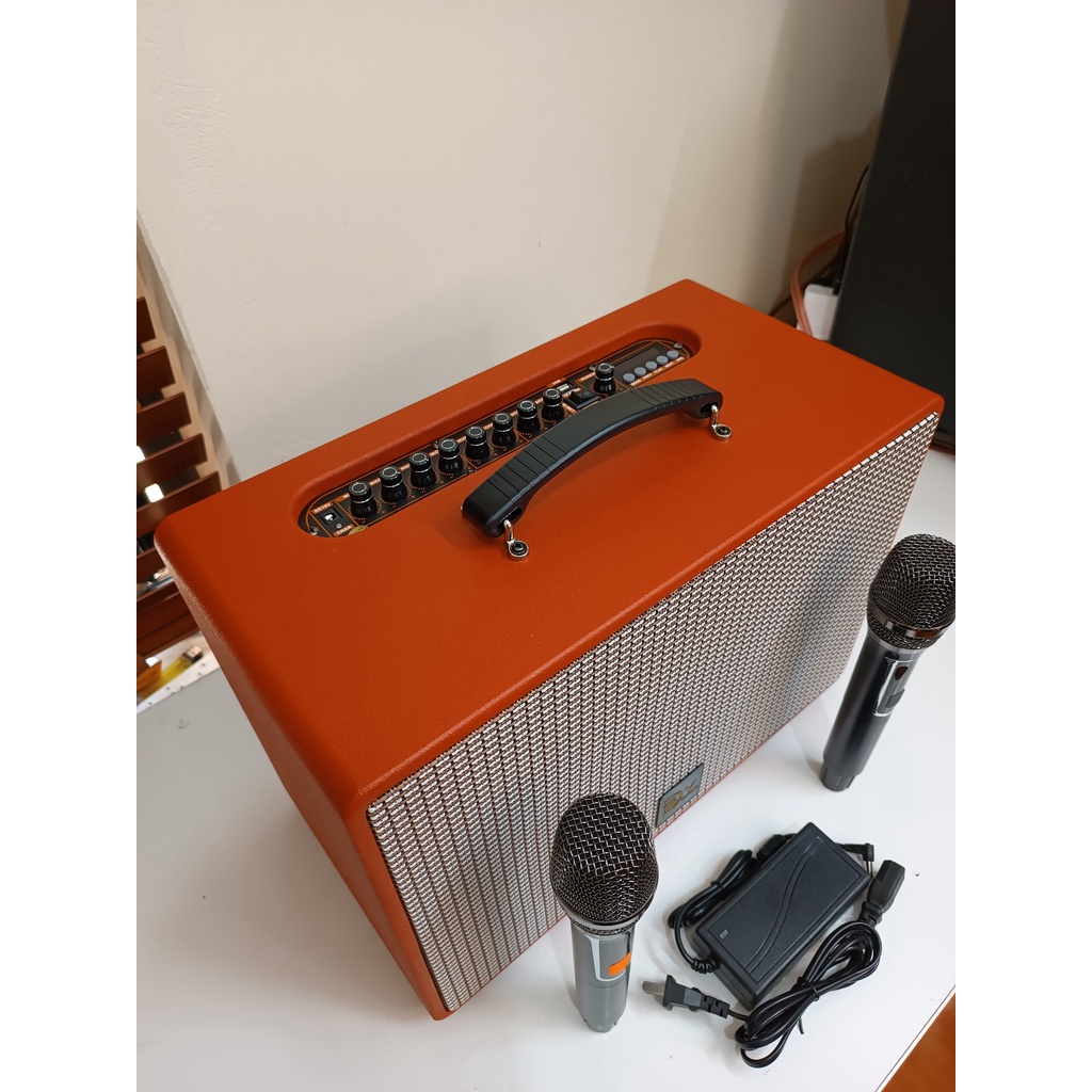 Loa Hát Karaoke SDY T17 | Loa Xách Tay Cao Cấp Bass 25, tặng 2 micro UHF - Chất Âm Tuyệt Hảo, Cam kết chất lượng
