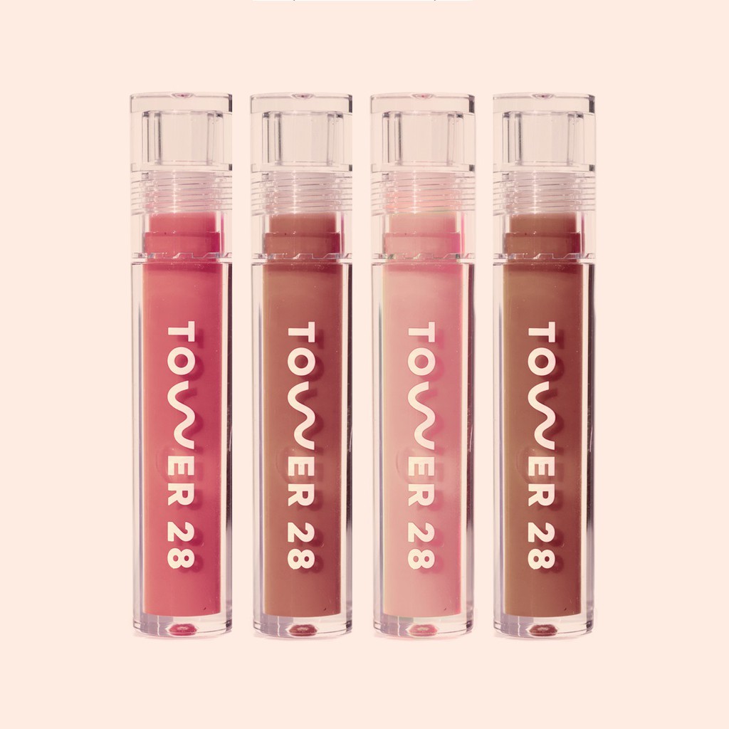 Tower 28 Beauty Son Bóng Dưỡng Ẩm ShineOn Milky Lip Jelly 3.9ml