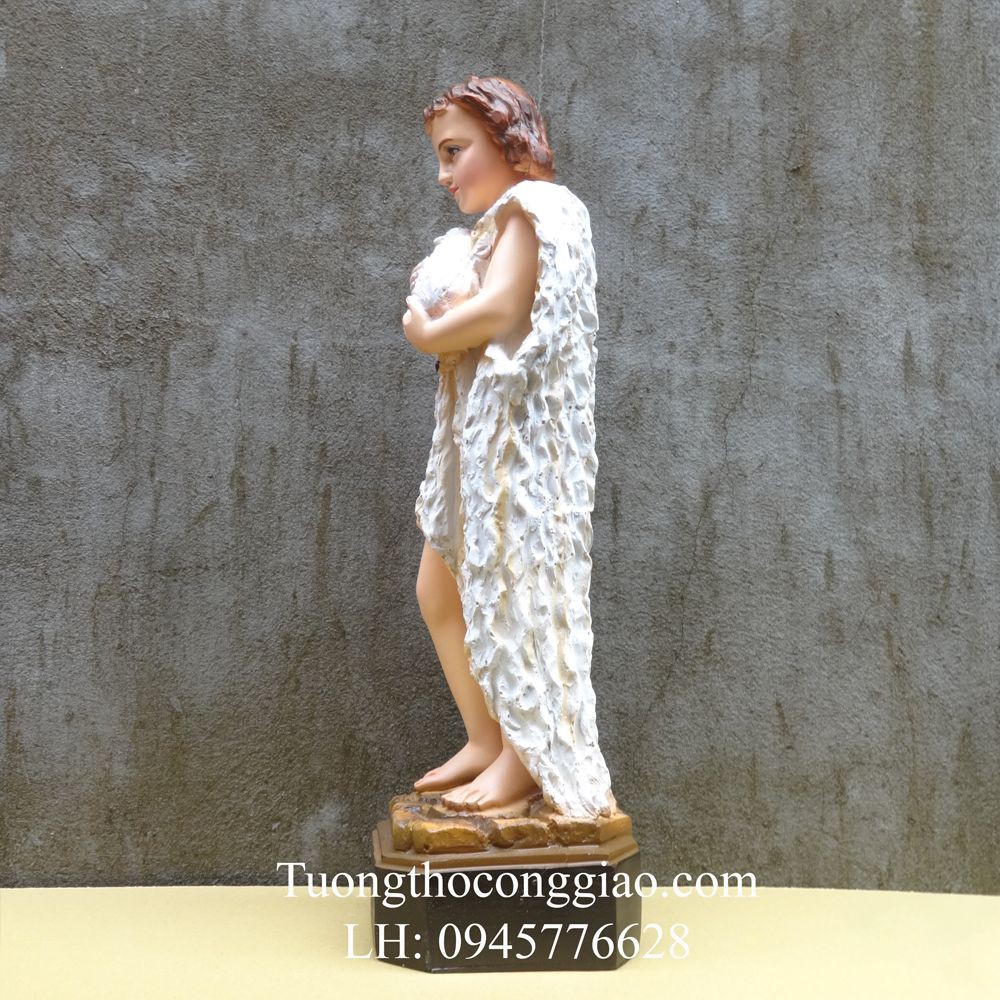 Tượng Thánh Gioan Baotixita  50cm composite