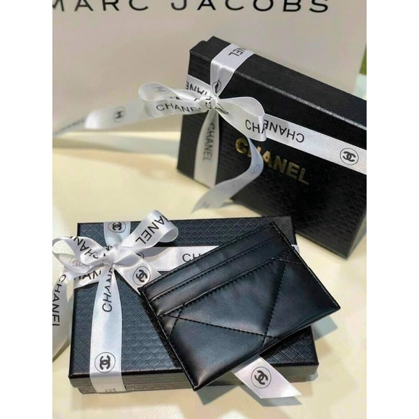 TNS-Ví card gift Ch.a.niel đen logo hãng