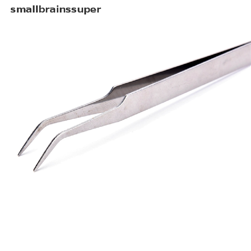 Bộ 2 Cây Nhíp Nhỏ Bằng Thép Không Gỉ Gắp Đá Quý Trang Điểm Lông Mi / Móng Tay Nghệ Thuật SBS