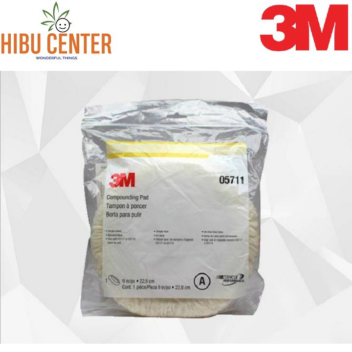 ( CÔNG NGHIỆP ) Phớt Lông Cừu 1 Mặt 3M 05711 9inch Hbcenter