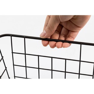 Giỏ sắt đựng đồ kèm lót (size 28cm)