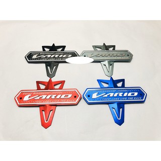 Bảng tên Nhôm Sơn tình điện gắn Vario (nhiều màu)