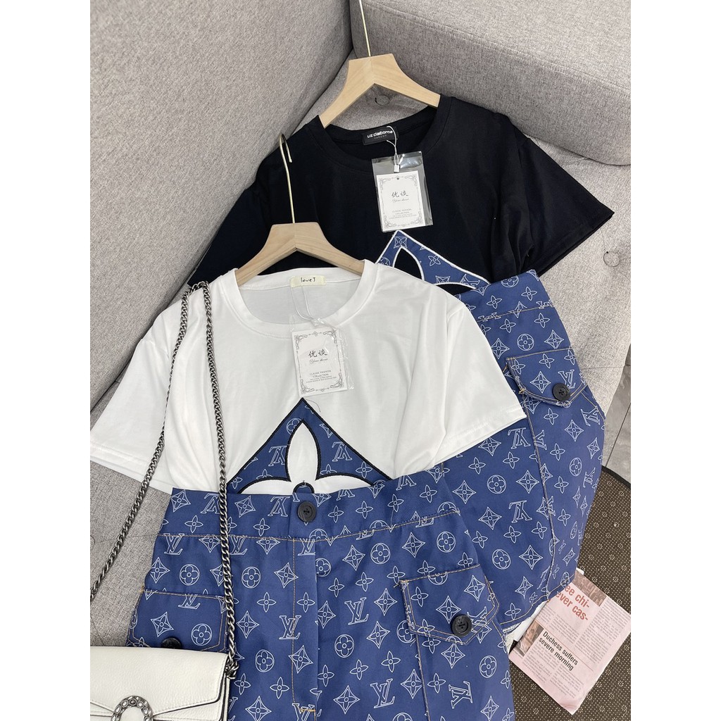 Set đồ nữ cá tính, set quần lửng áo thun đi chơi sang chảnh mùa hè đẹp 8A00161 | BigBuy360 - bigbuy360.vn