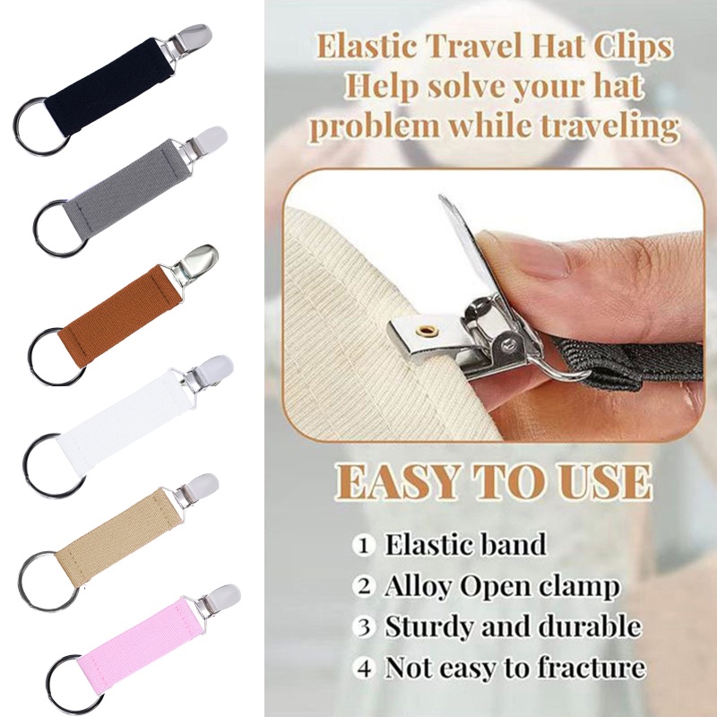 Kẹp Mũ Đa Năng Co Giãn Cố Định Ba Lô / Mũ Lưỡi Trai