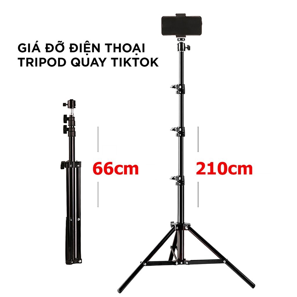 Chân Quay Tiktok Hỗ Trợ Livetream Chụp Ảnh Quay Video , Hàng Loại 1 Cao Cấp - Chính Hãng HD DESIGN