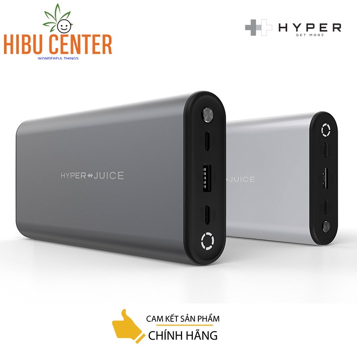 [Cho Macbook, Sử Dụng USB-C] Sạc Dự Phòng HyperJuice 27000 Mah 130W USB-C HJ307 - Follow HIBUCENTER Giảm 5%