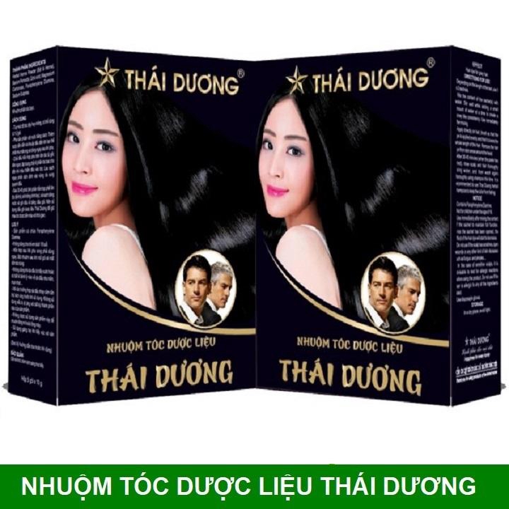 [Đen Tóc ] Nhuộm Tóc Dược Liệu Thái Dương Gói 10g Tóc Đen Khỏe