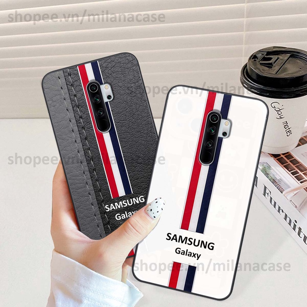 Ốp Xiaomi Redmi Note 8 / Note 8 Pro in giả da phong cách thể thao, cá tính, thời trang