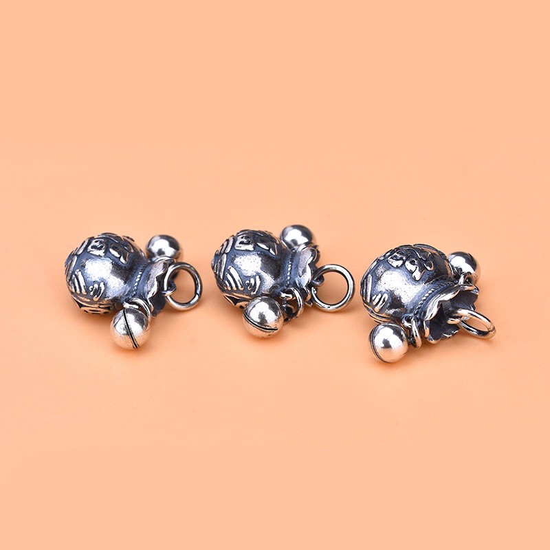 Charm túi tiền chữ Phúc và chuông - MH644