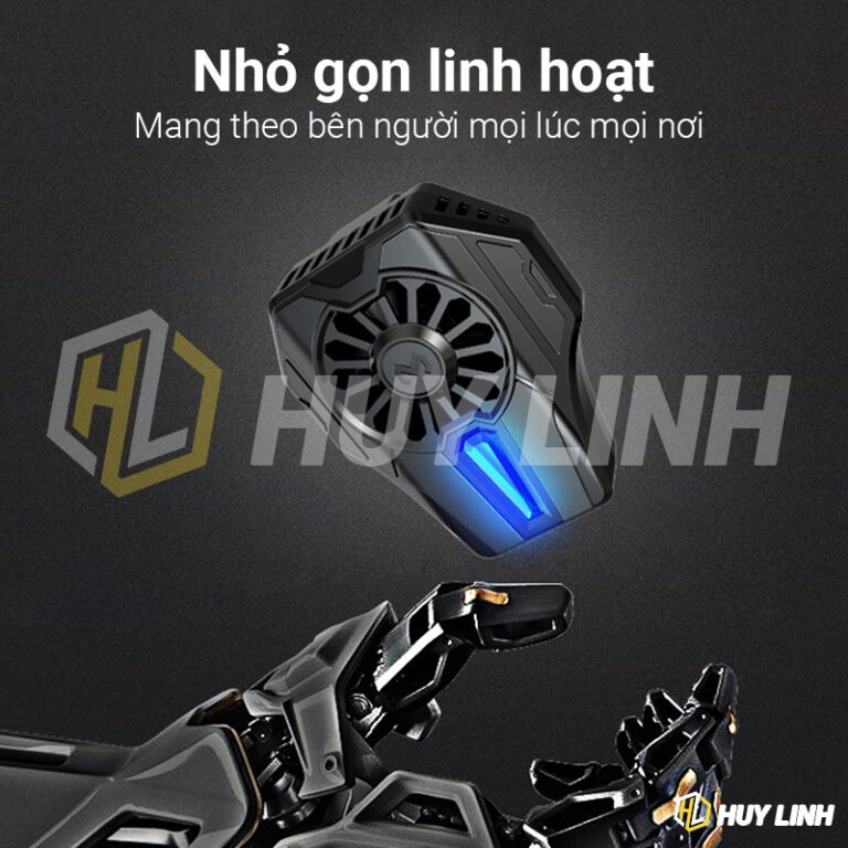 Quạt tản nhiệt Memo DL01/Cooling Gaming siêu mát cho điện thoại