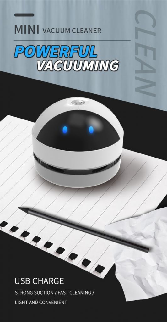 Máy Hút Bụi Mini Tự Động Để Bàn Hai Chế Độ Tiện Dụng Cho Gia Đình / Văn Phòng