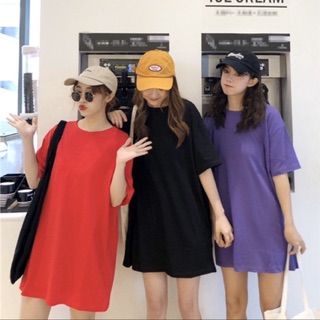 Áo Thun Trơn Oversize Full màu Unisex - Áo thun form rộng giấu quần