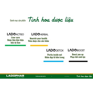 Trà Lado Atiso 50 túi lọc