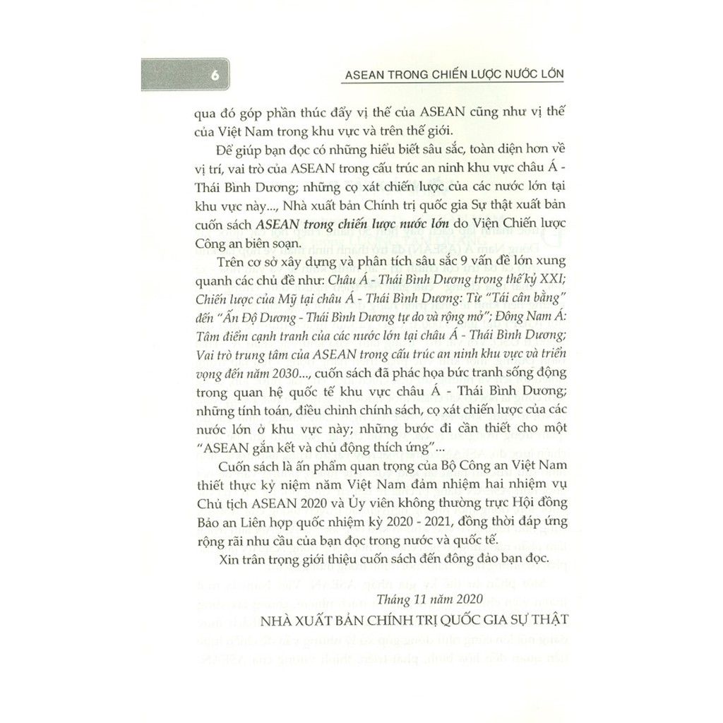 Sách - ASEAN Trong Chiến Lược Nước Lớn | BigBuy360 - bigbuy360.vn