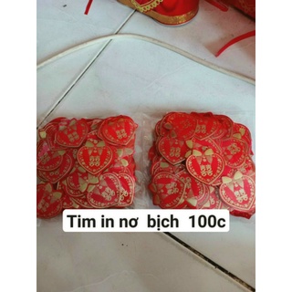 Tim nơ cài Áo bịch 100c