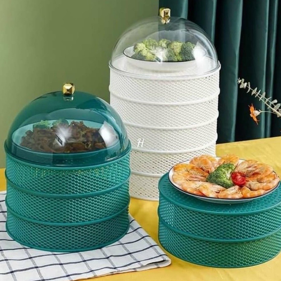 Lồng bàn 5 tầng giữ nhiệt cao cấp, lồng bàn bảo quản đồ ăn, hộp giữ nhiệt đồ ăn, hộp bảo quản thực phẩm 5 ngăn