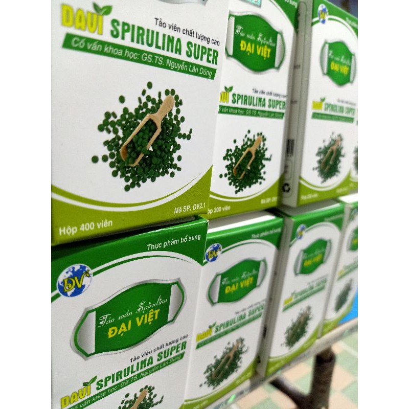 tảo xoắn spirulina đại việt dạng viên chính hãng