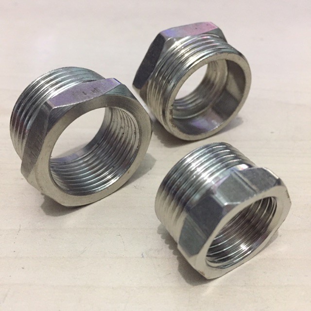 Lơ nối chuyển bậc ren (chất liệu Inox)