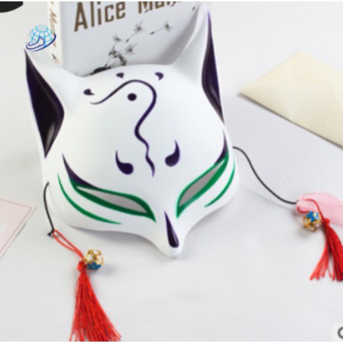 💥HÀNG CÓ SẴN💥 Mặt Nạ 6 kiểu Hóa Trang Nửa Mặt Hình Cáo Vẽ Tay Mặt Nạ mẫu Hồ Ly Tinh Cáo Phối Tua Rua  💥 001575