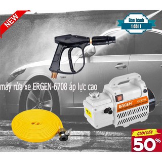 Máy rửa xe ergen 6708 mô tơ dây đồng 100%