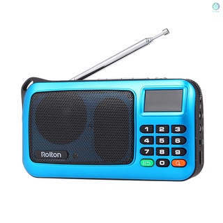 Radio kỹ thuật số x3c rolton w405 fm có dây usb và đèn led hỗ trợ thẻ tf