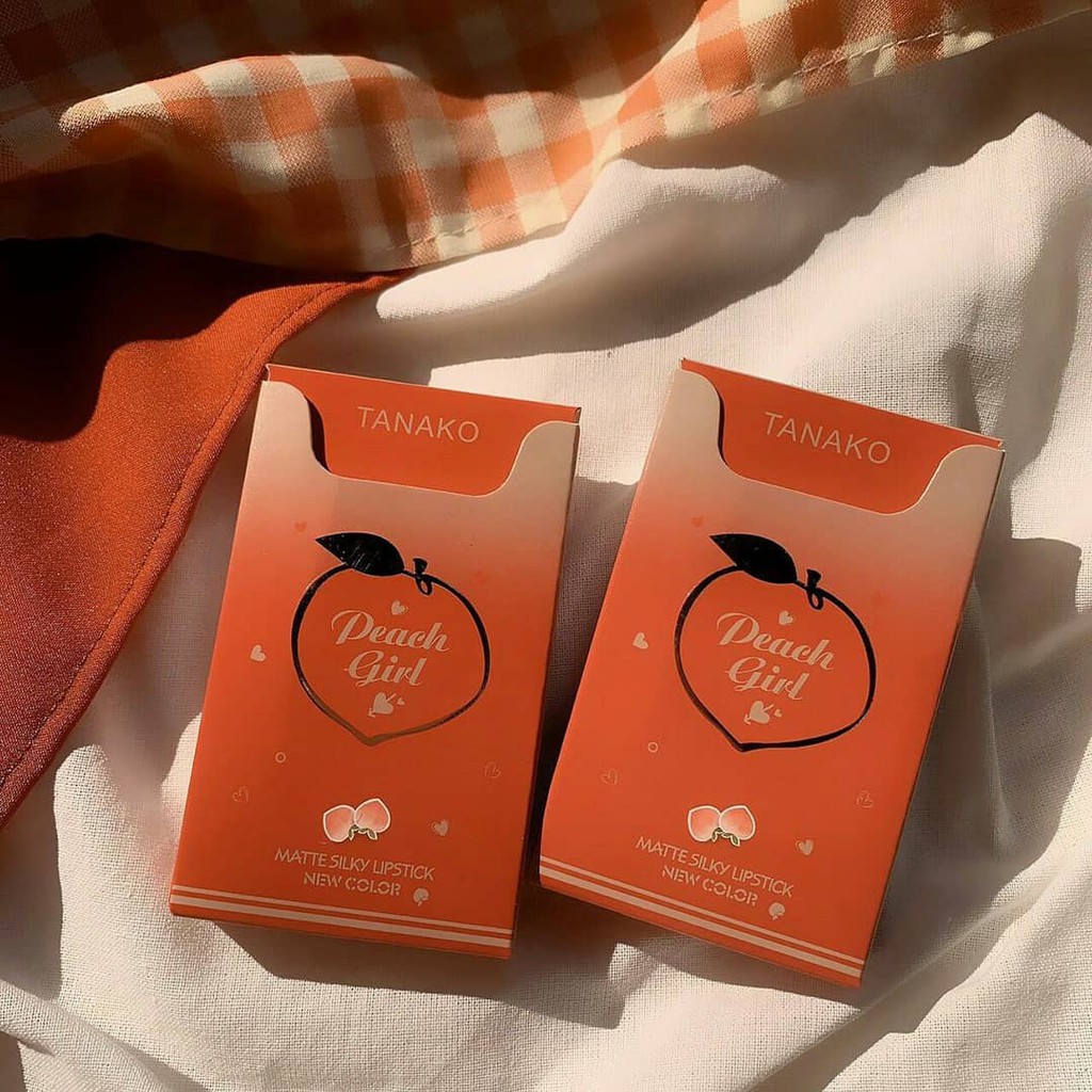 Son 4 cây Tanako Peach Girl Matte Silky