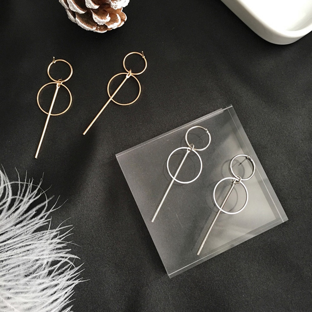 Khuyên tai dáng dài thiết kế độc đáo