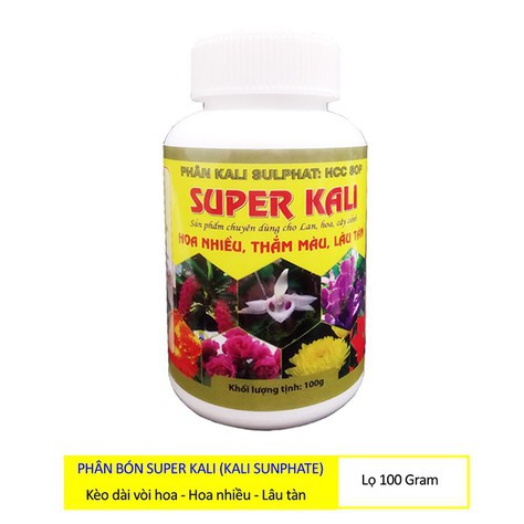 Bộ tứ Super Canxi - Super Magiê - Super Kali, Super 99 Kích Rễ, Xanh Lá Và Dưỡng Hoa Cho Phong Lan