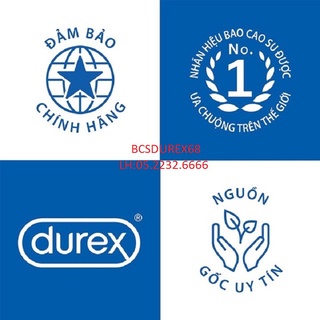 Bao cao su Durex Invisible [MỎNG NHẤT THẾ GIỚI] Hộp 3 chiếc (che tên sản phẩm khi giao tuyệt đối bảo mật)