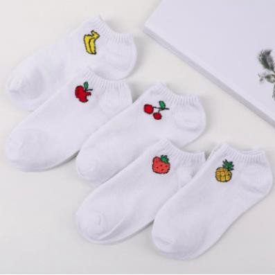 Tất nữ cổ ngắn - Vỡ nữ dễ thương nhiều mẫu Duashop ( giao ngẫu nhiên) Duashop