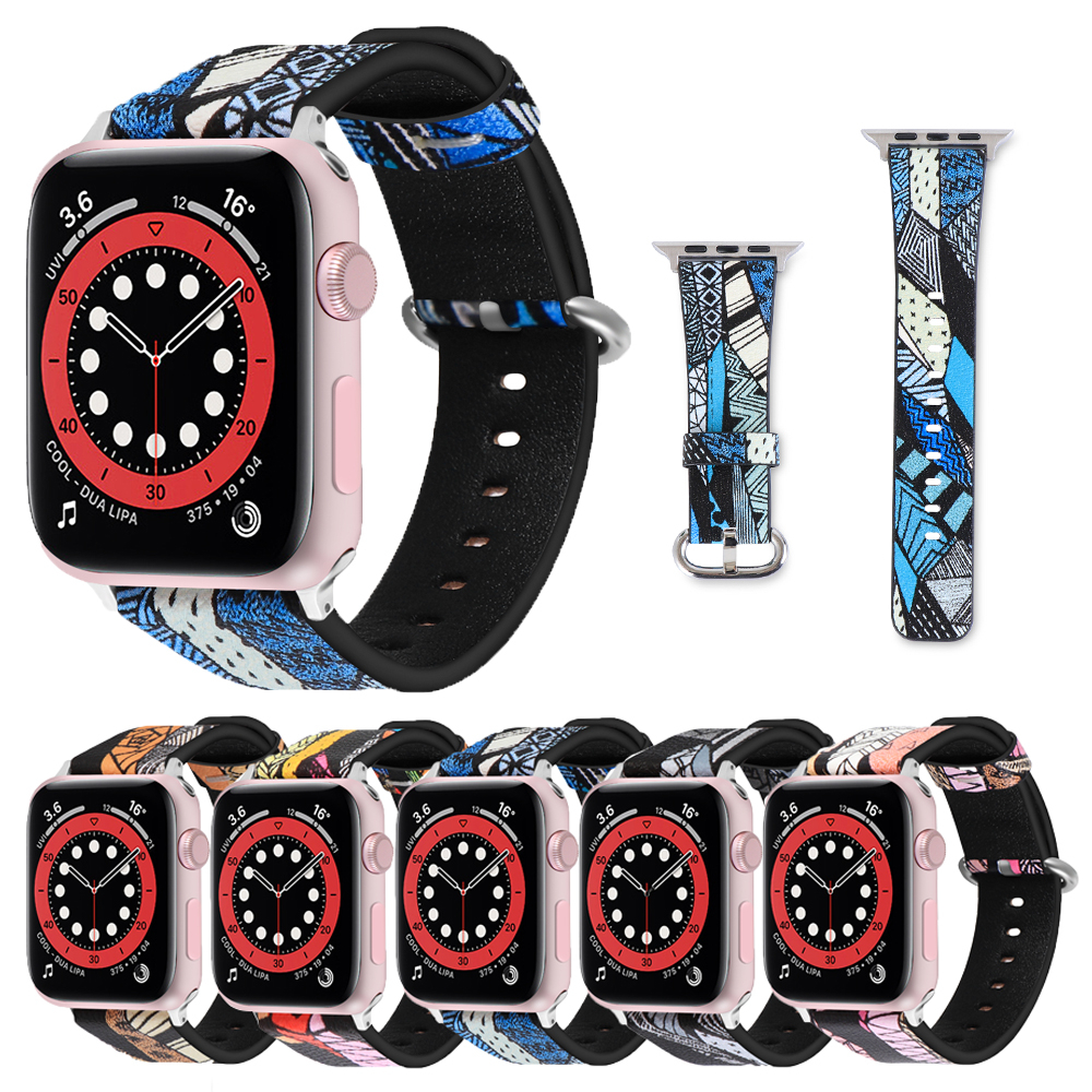 Dây Đeo Đồng Hồ Họa Tiết Hoa Phong Cách Bohemian