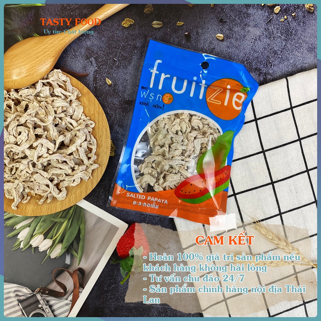 Ô mai giun gói 50g, ô mai dây nhập khẩu Thái Lan chính hãng đồ ăn vặt Tasty Food