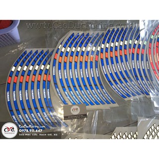 Tem dán viền mâm phản quang