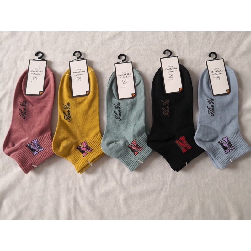 (sét 5 đôi) tất nữ ngắn cổ, chất cotton mềm mịn, lì loại đẹp, hoạ tiết trẻ trung, dễ phối đồ. SUMO Underwear.