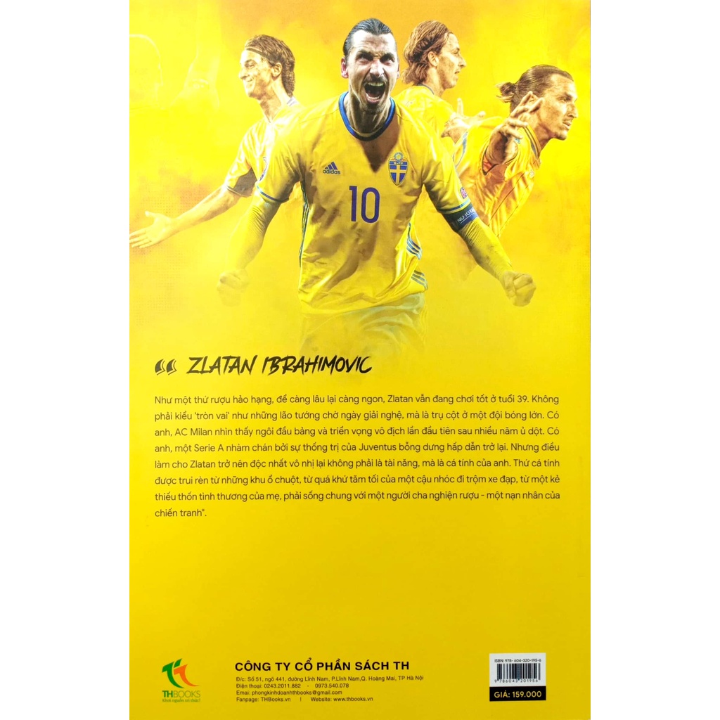 Sách - Tôi là Zlatan Ibrahimovic - MQ-159k-9786043201956