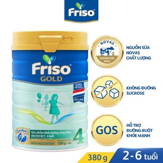 Sữa bột Friso gold số 4 380g - cam kết chính hãng