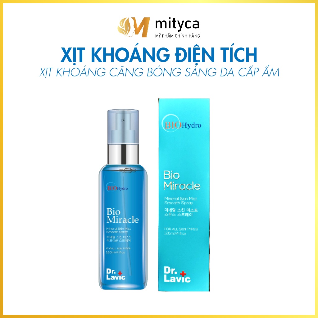 Xịt Khoáng Nước Dưỡng Ẫm Dưỡng Da Cho Da Dầu Mụn Dr.Lavic Bio Miracle 120ml MITYCA | BigBuy360 - bigbuy360.vn