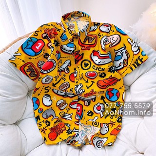 Áo Sơ Mi Hoạt Hình Nhóm Lớp - Ma Cá Mập Halloween - Có đủ size Em Bé, S, M, L, XL, XXL - #AA