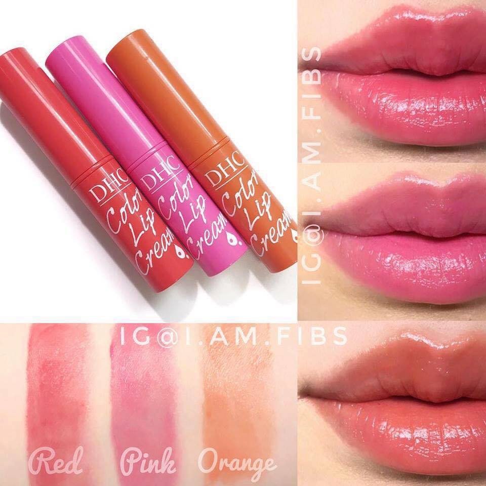 [Có Màu] Son Dưỡng DHC Color Lip Cream