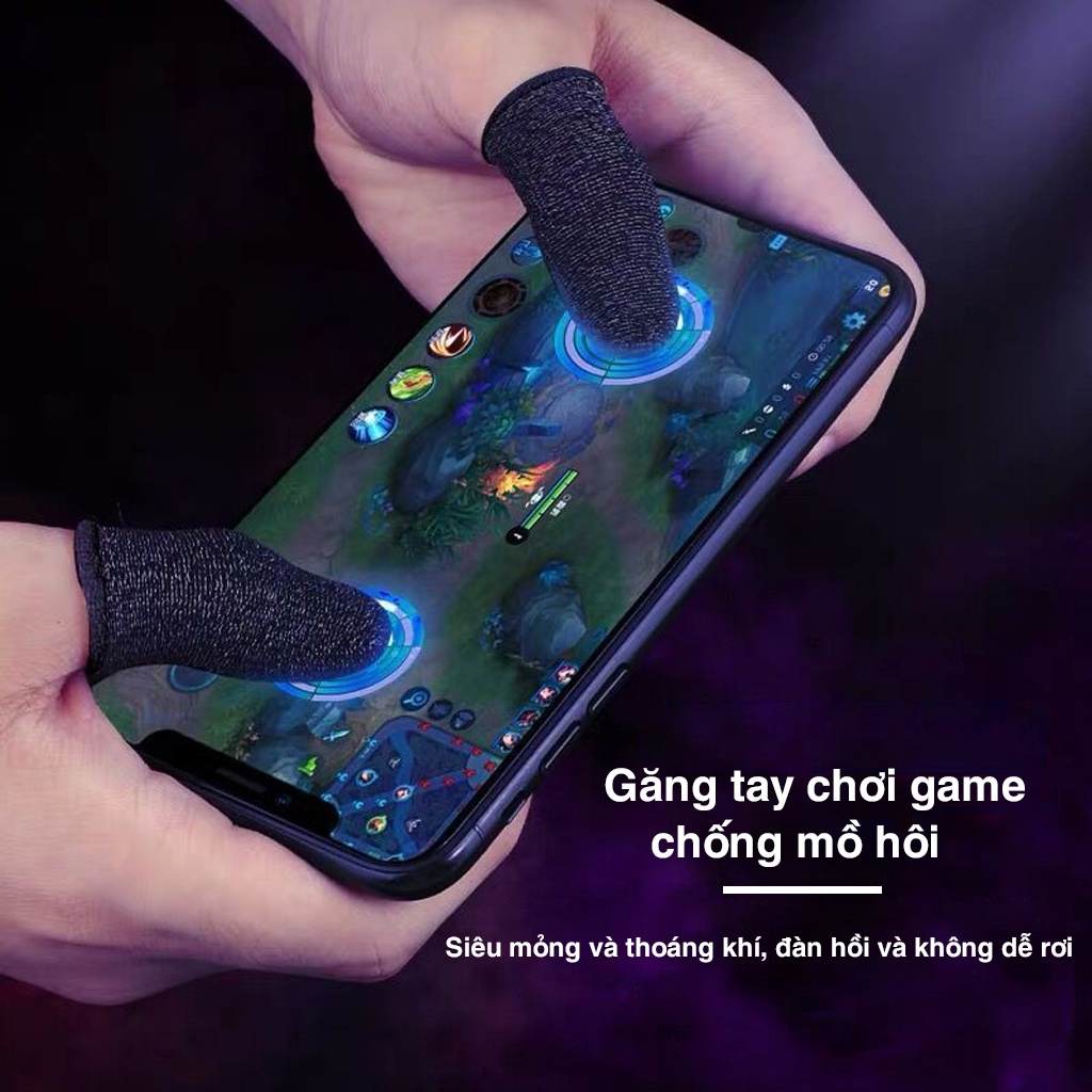 Găng tay chơi game PUBG, Liên Quân Cotton, Chống mồ hôi tay, tăng độ nhạy cảm ứng MINPRO